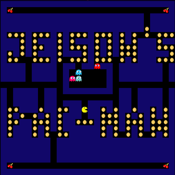 Captura de ecrã do jogo Pac-Man
