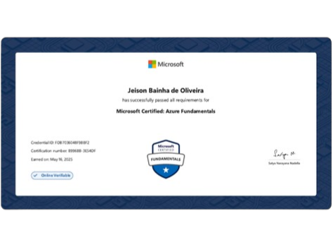 Certificação Azure Fundamentals AZ-900